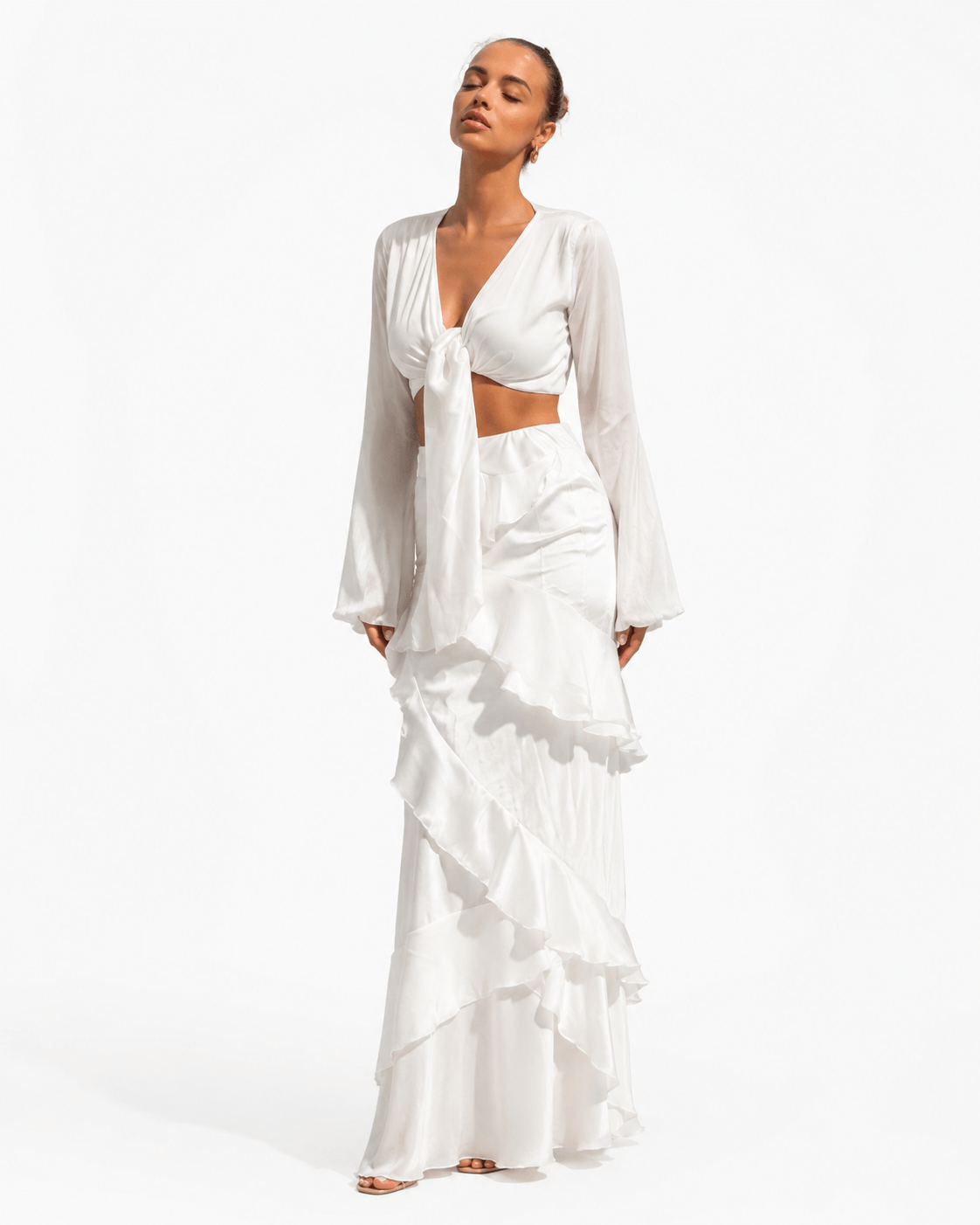 SERENA RUFFLE MAXI SET